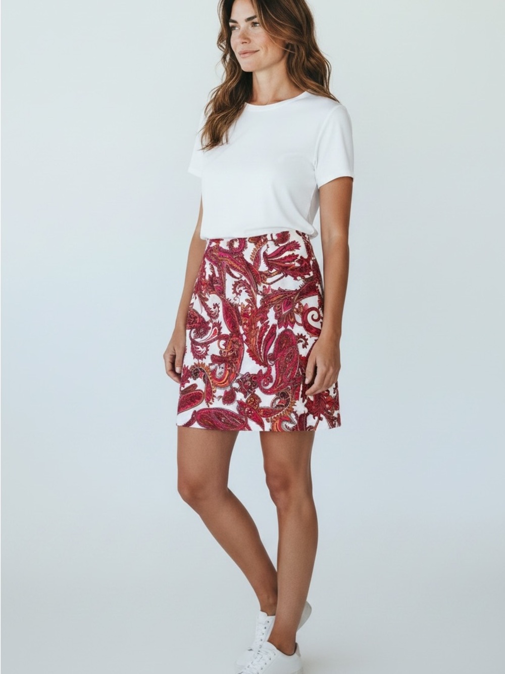7 Grace Elements women's paisley pencil skirt